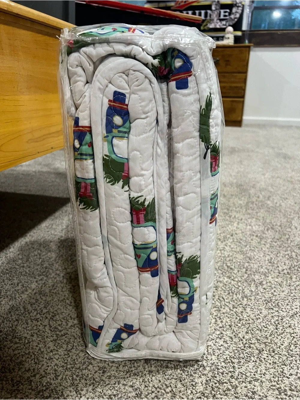Holiday Car King Quilt